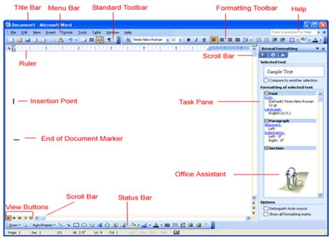 Quick View Of The Components Of Microsoft Word Office