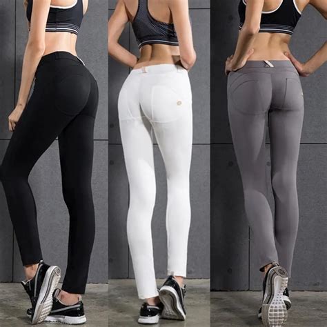 Nouvelle Arrivée Haute Qualité Femmes Sexy Fesses Solide De Compression Pantalon Mince Yoga