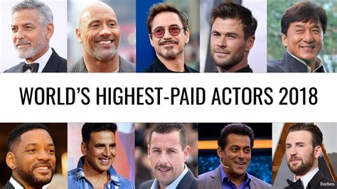 forbes 10 world s highest paid actors of 2018 celebrities nigeria