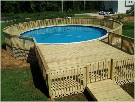 24 Above Ground Pool Deck Plans Decks Home Decorating Ideas Rvpkn5pw2y