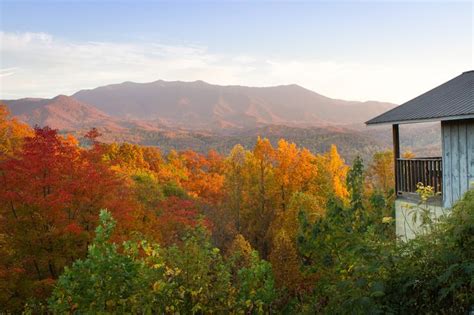 Glorious Fall Foliage In The Great Smoky Mountainsgatlinburg
