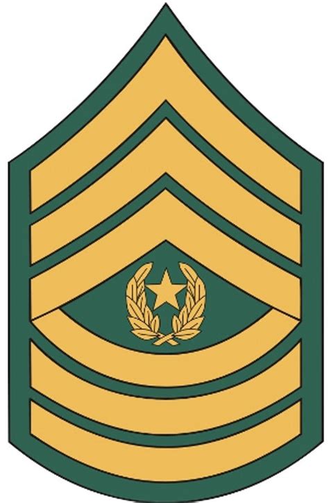 Army Command Sergeants Major Rank Decal