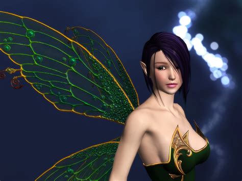 3dfoin Fantasy Fairy Animated 3d Model
