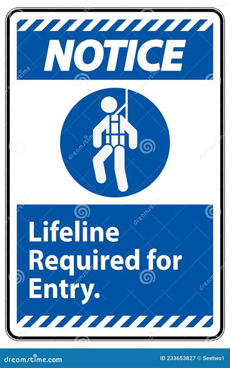 Warning Confined Space Symbol Sign Vector Illustration Isolate On