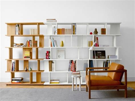 Open Sectional Solid Wood Bookcase Sh05 Arie By E15 Design Arik Levy