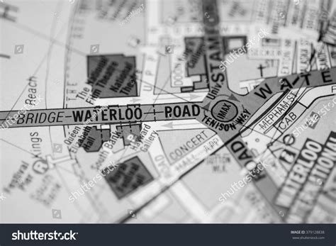Waterloo Road London Uk Map Stock Photo 379128838 Shutterstock