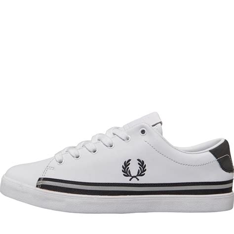 Buy Fred Perry Womens Lottie Leather Trainers White