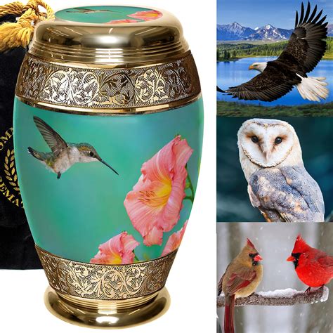 Buy Hummingbird Cremation Urns For Ashes Adult Female For Funeral