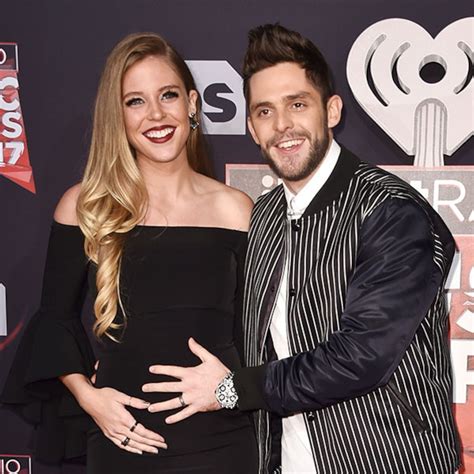 Thomas Rhett And Pregnant Wife Lauren Attend Iheartradio Music Awards