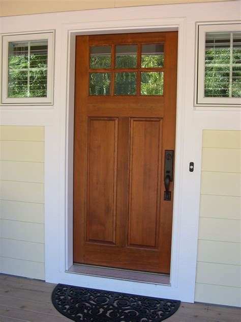 Front Entry Cottage Style Stained Front Door Cottage Front Doors