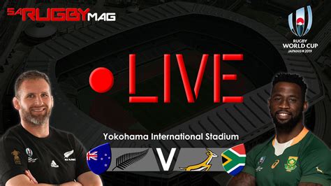 LIVE Springboks Vs All Blacks In Their Rugby World Cup Opener