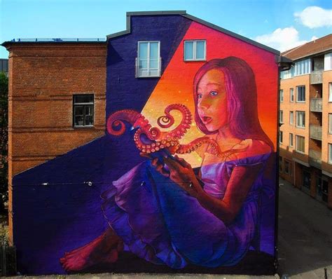 Natalia Rak Was Invited In Sweden To Paint On The Sunny Streets Of