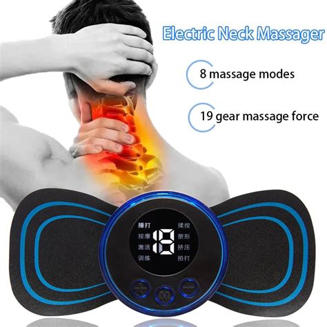 Buy Ems Smart Mini Portable Massager Compact Wireless Tens Unit For Soothing Muscle Relief And