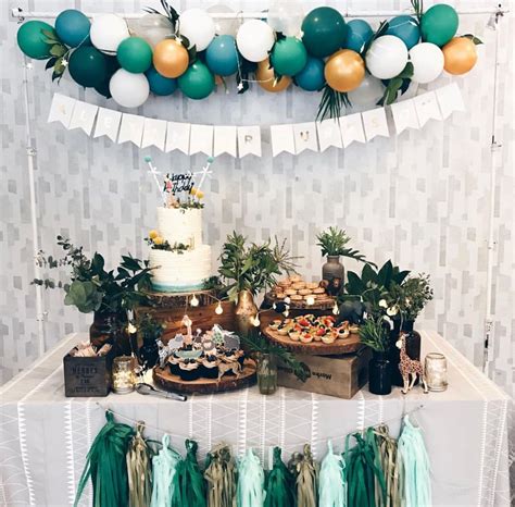 Love This Color Scheme Tropical Birthday Party Wild One Birthday Party