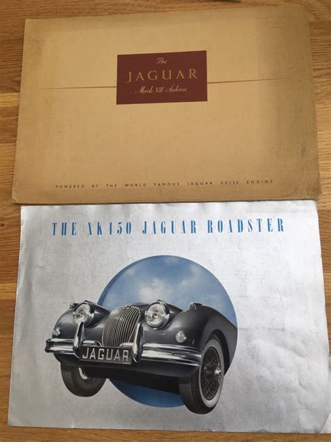 Brochures Catalogues Jaguars Xk150 And Mark V11 Saloon Catawiki