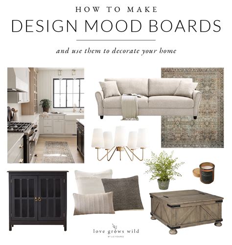 How To Make Design Mood Boards Use Them To Decorate Your Home Love