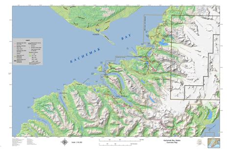 Kachemak Bay Alaska Overview Map Map By Barnwellgeospatial Avenza