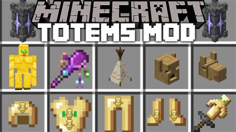 Minecraft Totems Mod Build Brand New Totem Armors And Weapons