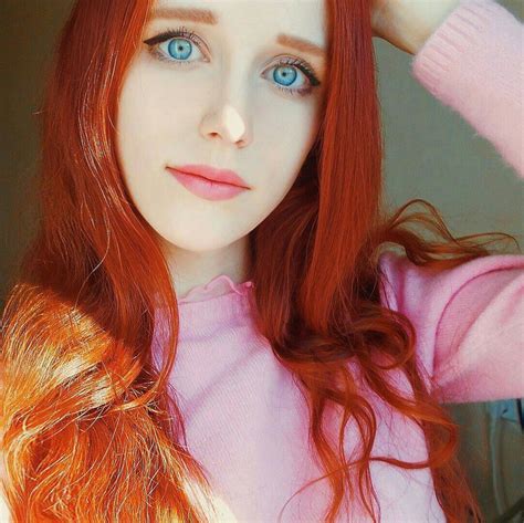 🌷nice Light Effect Beautiful Red Hair Red Hair Woman Gorgeous Eyes