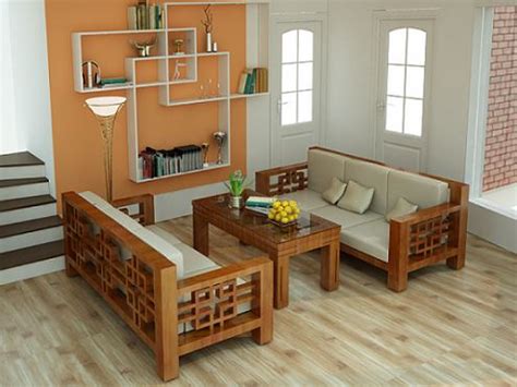 Điểm danh 10 mẫu bàn ghế gỗ cho phòng khách nhỏ gọn bao SANG SỊN MỊN