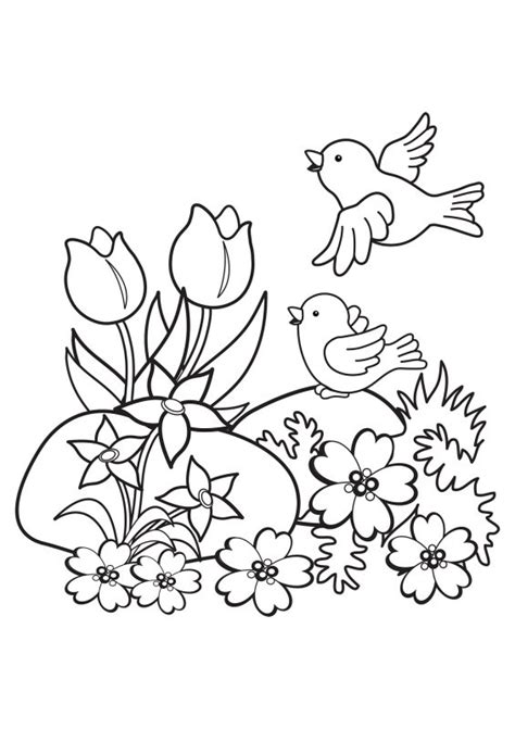 See more ideas about desen, șabloane, pagini de colorat cu flori. Desene cu Primavara de colorat, planșe și imagini de colorat cu primavara