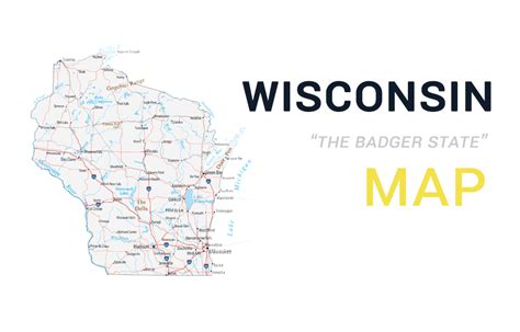 Map Of Wisconsin Cities And Roads Gis Geography
