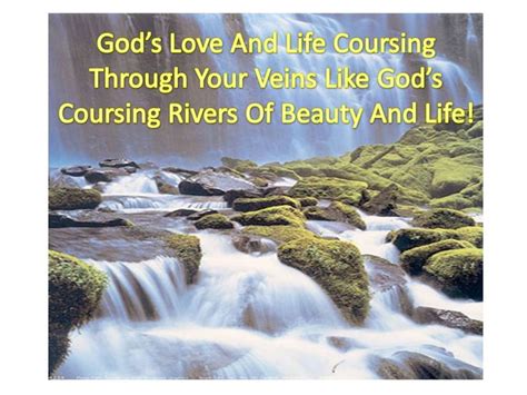 A Beautiful Flowing Living Water That Brings Life God And Beauty Go