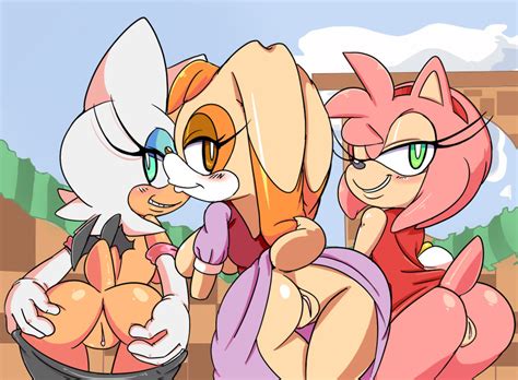 1360765 Amy Rose Rouge The Bat Sonic Team Vanilla The