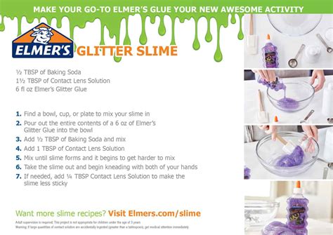 Fluffy Slime Recipe With Glue
