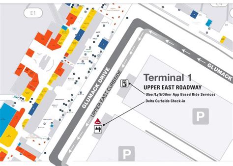 Msp Airport Terminal 2 Ground Transportation Transport Informations Lane