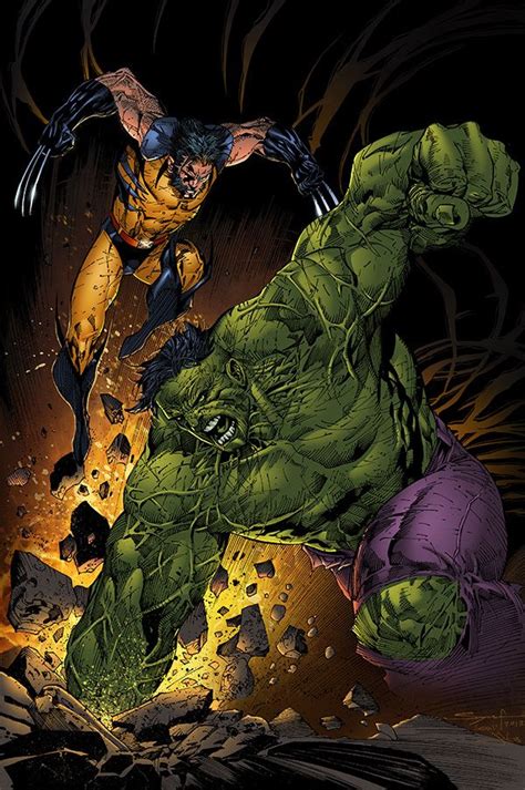 Hulk Vs Wolverine By Sean Ellery Illustration 2d Cgsociety