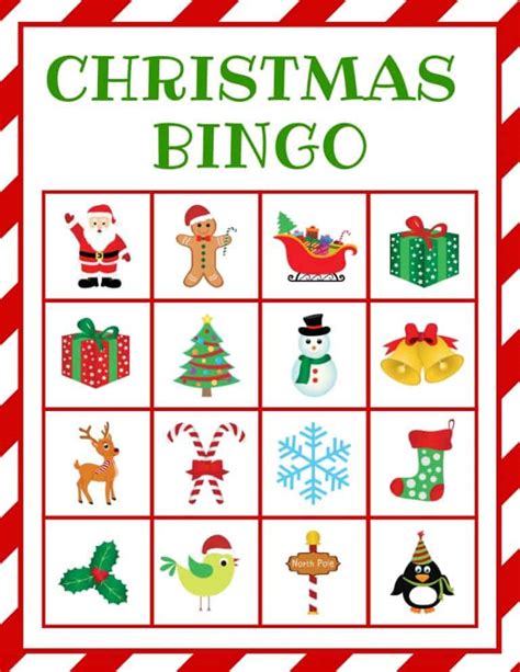 Christmas Bingo Free Printable