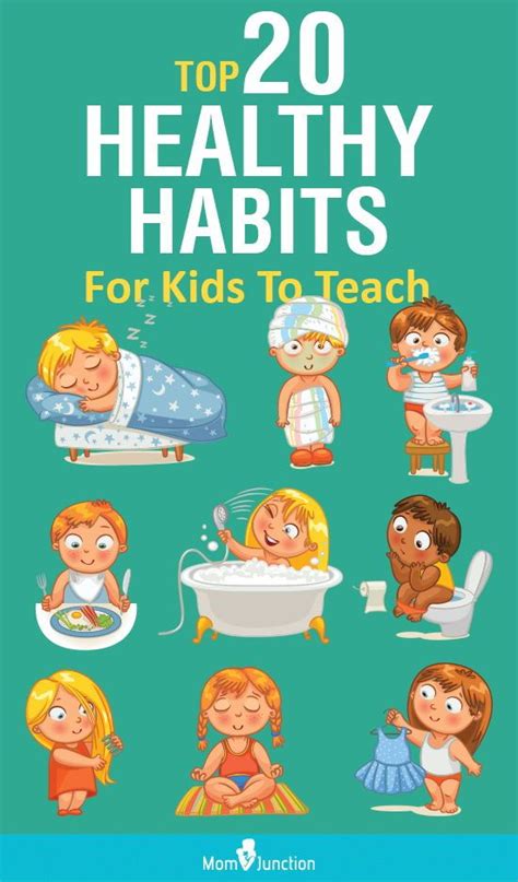 20 Essential Healthy Habits For Kids To Inculcate Healthy Habits For
