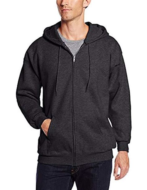 Lyst Hanes Full Zip Ultimate Heavyweight Fleece Hoodie In Gray For