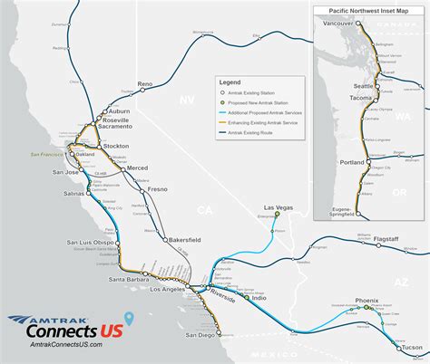 Amtrak Proposed Expansion Maps Routes