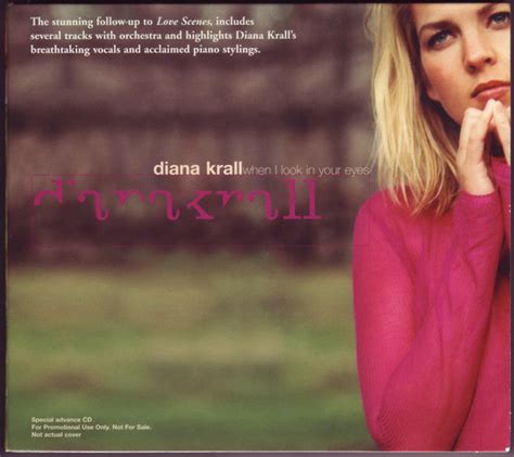 Diana Krall When I Look In Your Eyes 1999 Cd Discogs