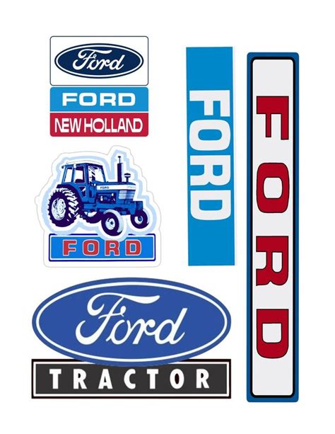 Ford Tractor Decals Etsy Ford Tractors Ford Bumper Stickers