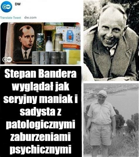 Создать мем Stepan Bandera Wyglądał Jak Seryjny Maniak I Sadysta Z