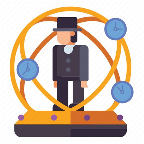 Machine Technology Time Travelers Icon