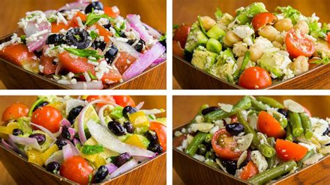 4 Salad Recipes For Weight Loss Vegetarian Healthy Salad Recipes