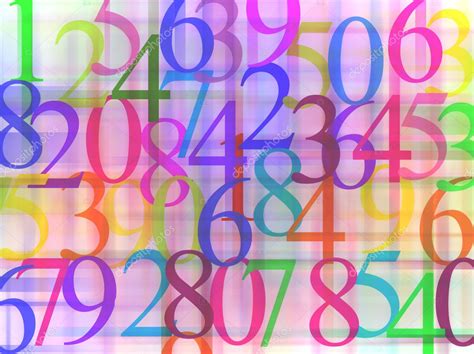 Numbers Background Stock Photo By ©reddees 3295554