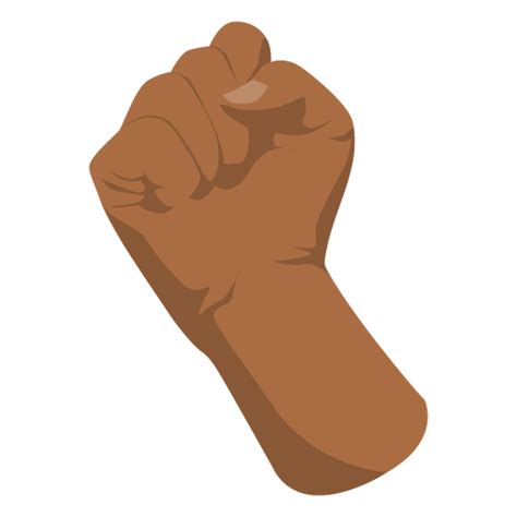 Brown Clenched Fist Icon Png Transparent Overlay Pngstrom