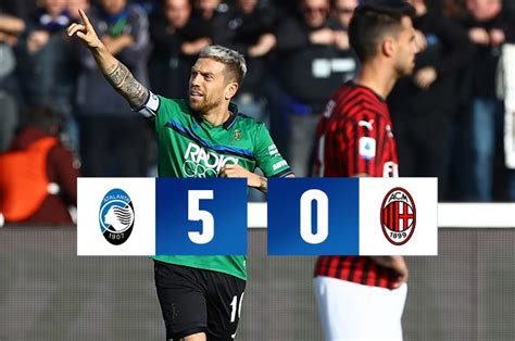 Italian serie a match atalanta vs ac milan 22.12.2019. Serie A, Atalanta-Milan 5-0: troppa Dea per il Diavolo ...