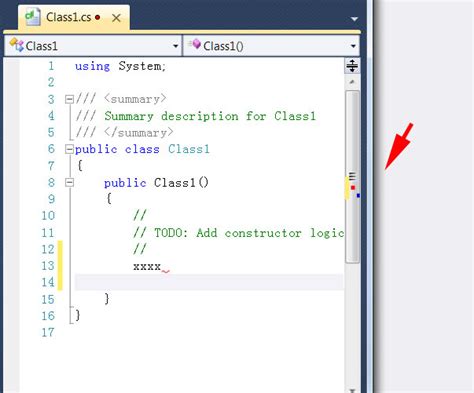 No More Red Dot On Scroll Bar In Visual Studio 2012 Stack Overflow