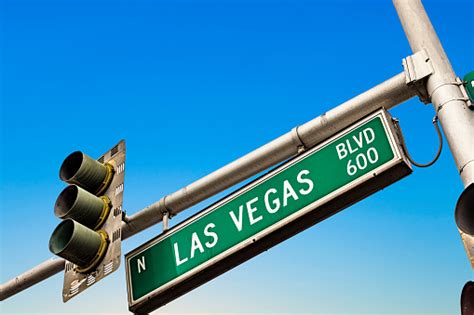 Street Sign Las Vegas Boulevard In Las Vegas Stock Photo Download