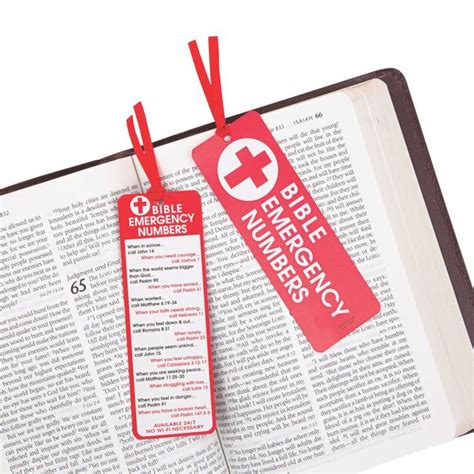 Gods Emergency Numbers Bookmarks In 2020 Bible Emergency Numbers