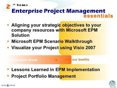 Enterprise Project Management Essential 2