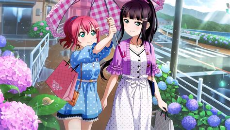 Love Live Sunshine Love Live Series Kurosawa Ruby Umbrella 1080p