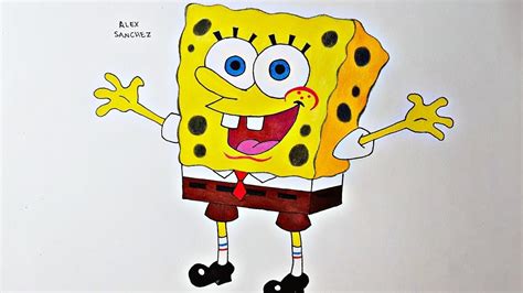 Como Dibujar A Bob Esponja How To Draw Spongebob Squarepants Bob