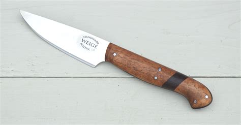 Paring Knife In S30v Steel W Lignum Vitae Handle And Rosewood Bolster